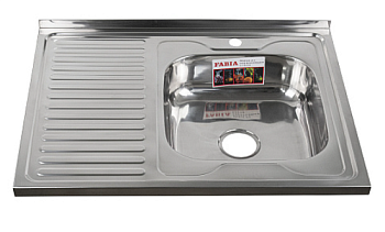 Мойка наклад.80*60 правая h 17 см 62275R &